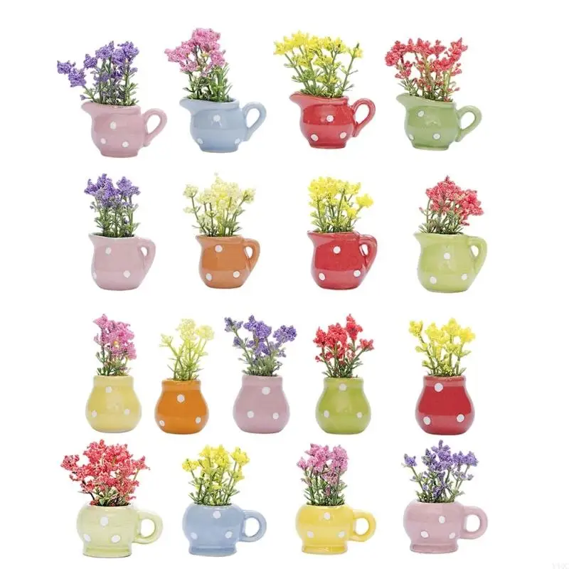 Tủ lạnh bình gốm từ trang trí nhà mịn dễ thương y4qc