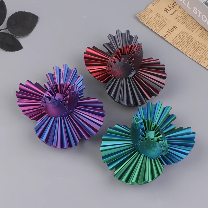 Gear Ball 3D Printed Gear Ball Spin Ball Cube Toy Perfect For Stress And Anxiety Relaxing Deformation Gear Ball Desk Toy