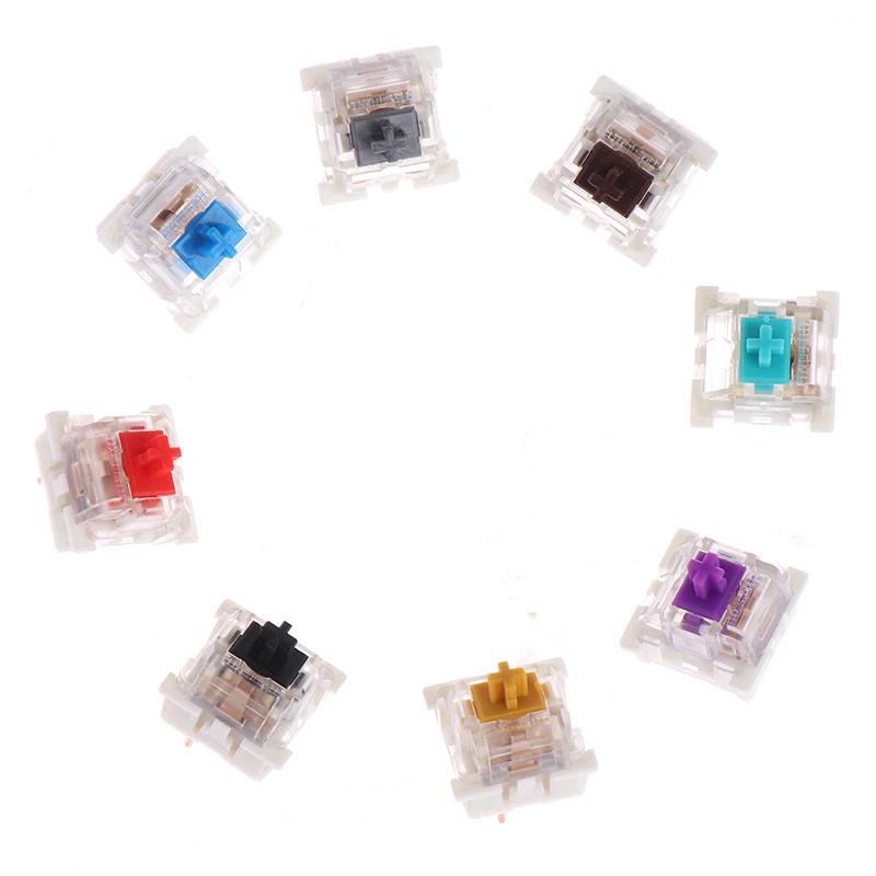 Hot Sale 10Pcs/lot 3 pin Outemu Mx Switches Mechanical Keyboard Black Blue Brown Switches Mechanical Keyboard Switch Shaft
