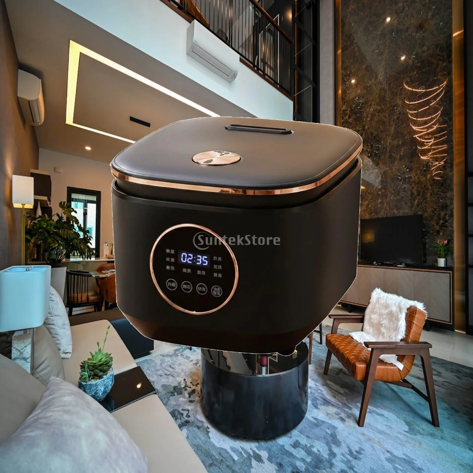 Small Rice Cooker Electric 110V Multi Function Cooker with Nonstick Inner Pot for