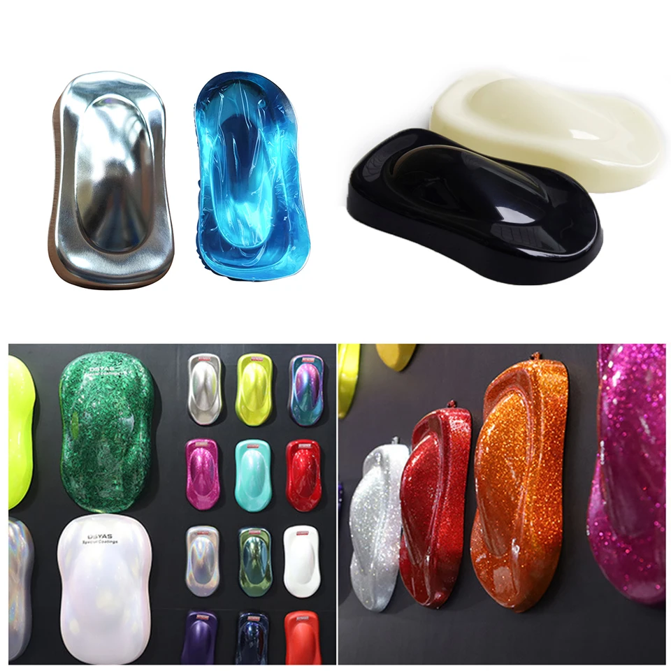 20pcs/lot Metal/Plastic Speed Shape Car Painting Sample Test Panel For Automotive Painting Color Display MX-179