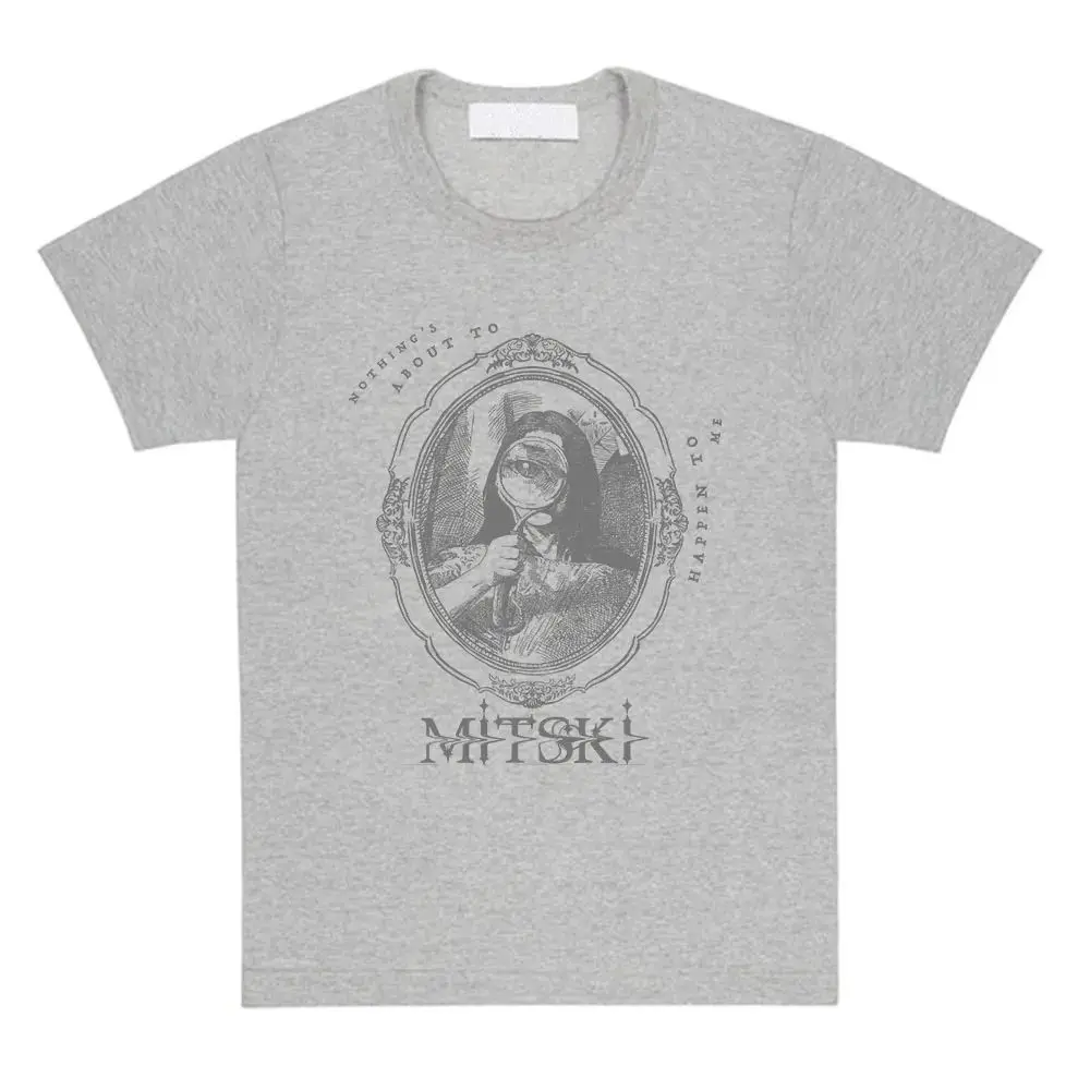 Fashion Y2k Tops Singer Graphic Print T Shirt Mitski Portrait Tee Summer Short Sleeve Casual Loose T-shirt O-neck Unisex