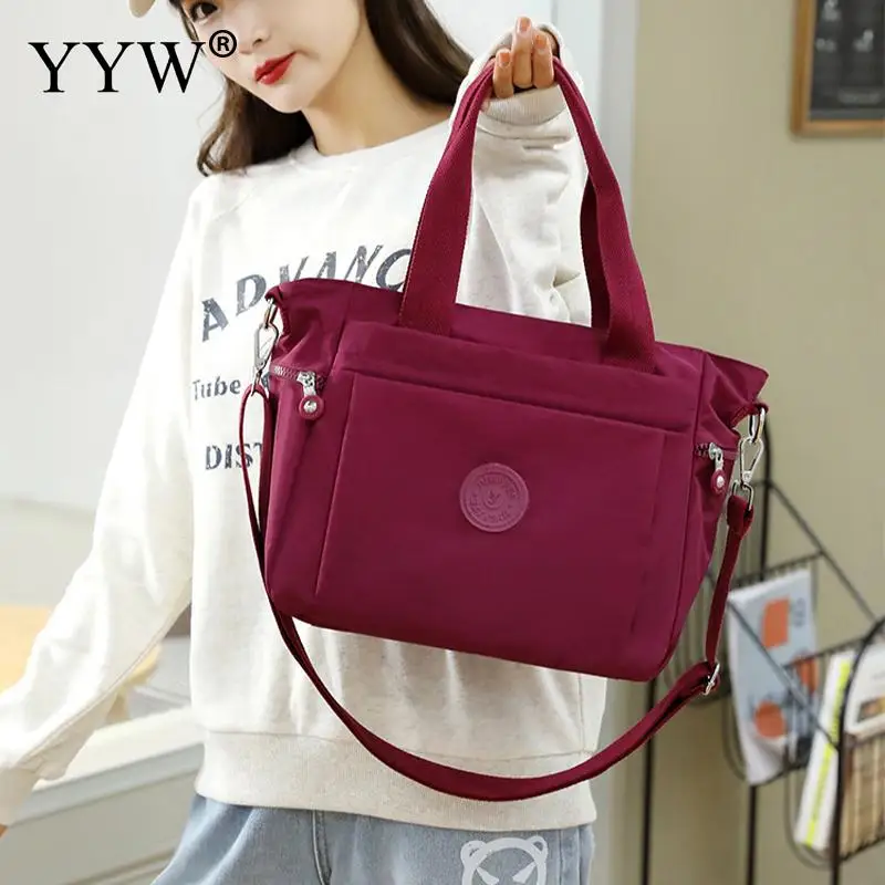 Imagem -06 - Grande Capacidade Nylon Shoulder Bolsa Bolsalas Impermeáveis Bolsas de Viagem ao ar Livre Multifuncional Commuter Messenger Purse Mãe