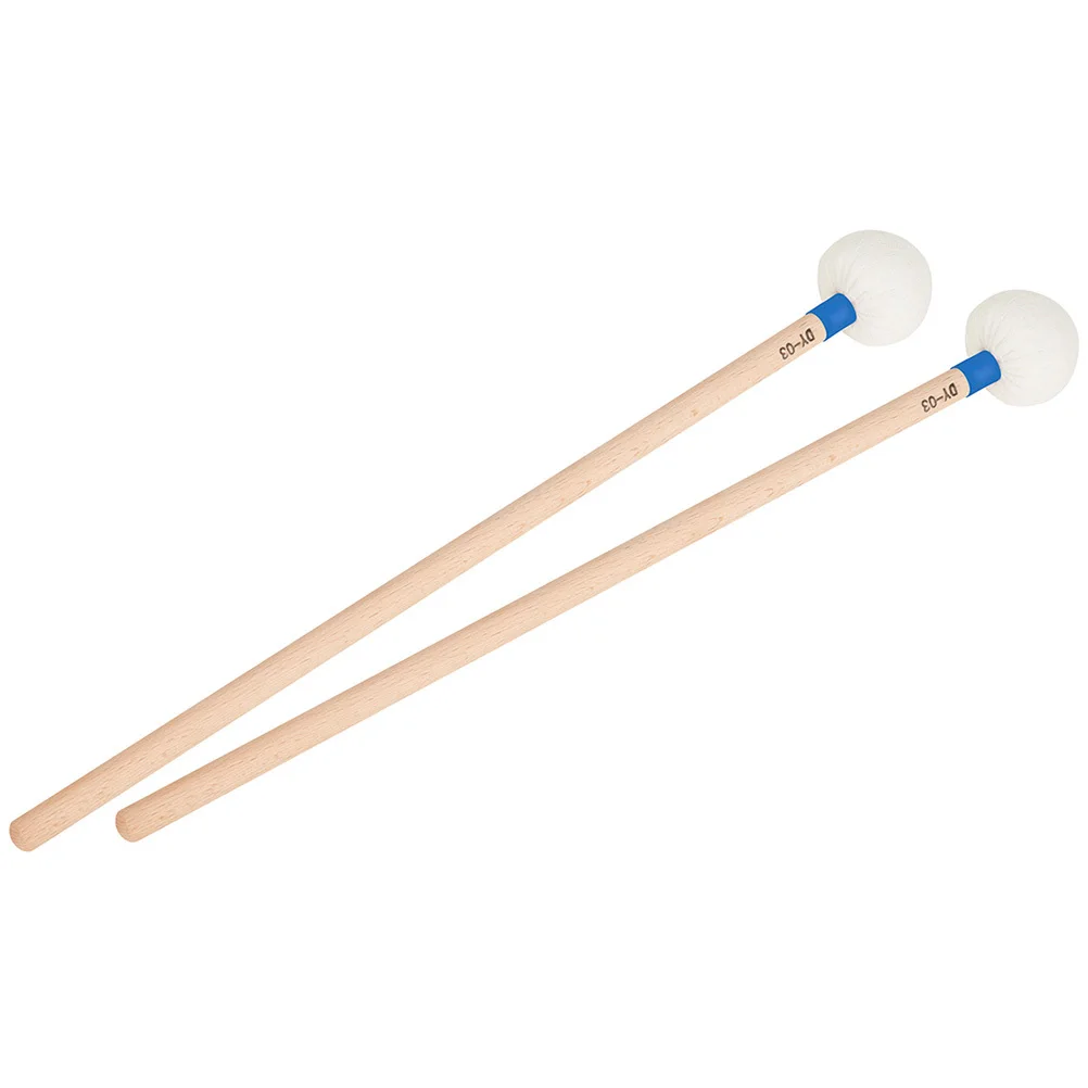 

2Pcs Percussion Drumstick Professional Wood Handle Drum Mallets Sticks for Musical Instrument Replacement Gift