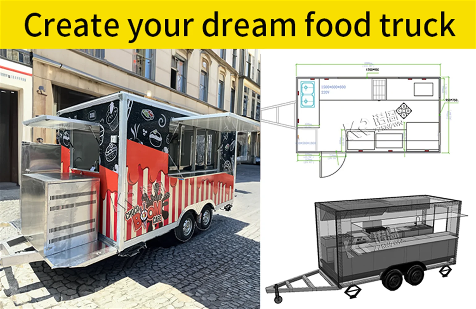 

2024 Dessert Mobile Hot Food Trucks Beverage Hot Storage Truck Mobile Food Truck Cart Van Kiosk For Sale