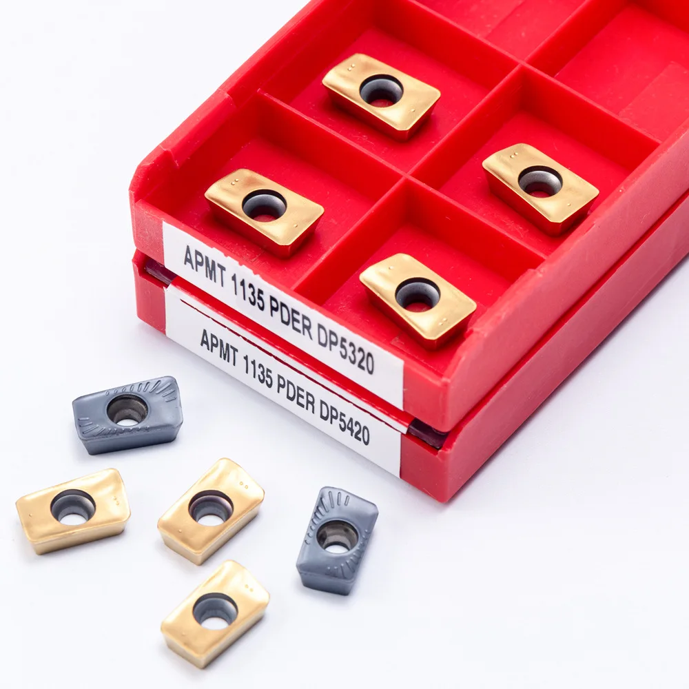 

CNC cutting tool APMT1135, PDER DP5320, DP5420 cemented carbide inserts