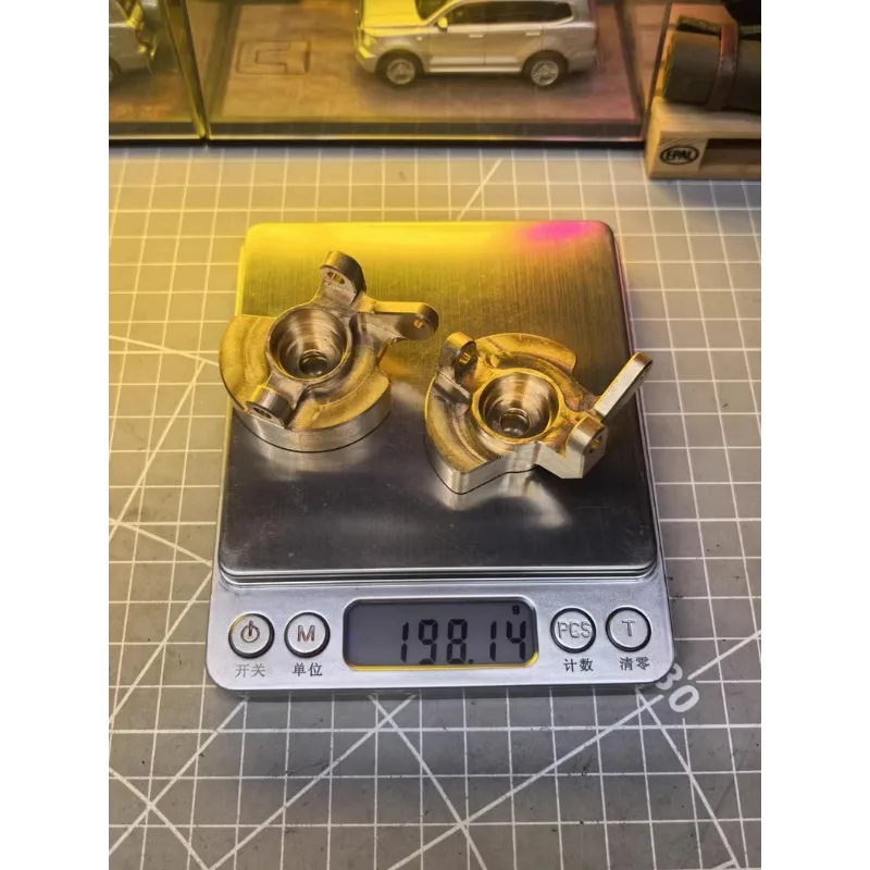 

RGT EX86160 1:10 LC79 RC Crawler Brass Weight Upgrade Set - Wheel & Axle Weights, Bridge Covers, Steering Hubs RC Car Upgrade