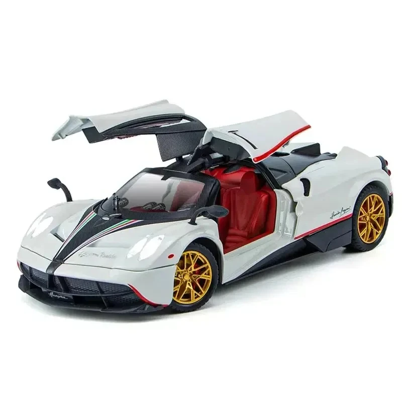 1:24 Car Alloy Car Model Super Sports Car Simulation Chinese Dragon for Pagani Children\'s Toy Car Boy Collection Decoration Gift