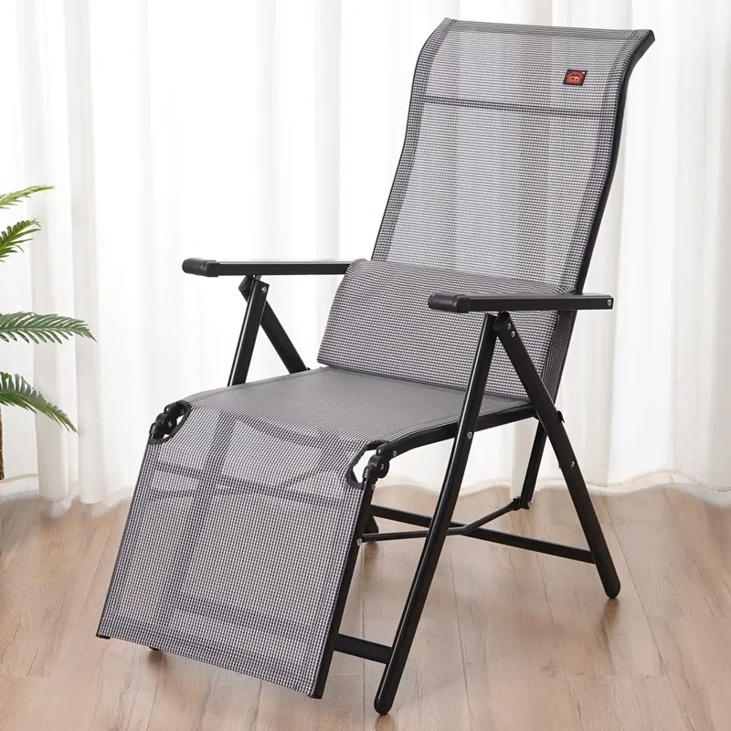 Folding Lounge Beach Chair Office Home Lounge Nap Outdoor Relax Chair Balcony Comfy Sleep Chaise Pliante Outdoor Furniture