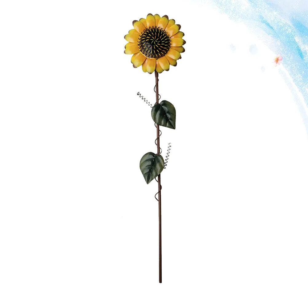 عباد الشمس حديقة حصص المعادن في الهواء الطلق نباتات للزينة زخرفة ريفي زهرة إدراج قضيب لحديقة ساحة الحديقة الديكور