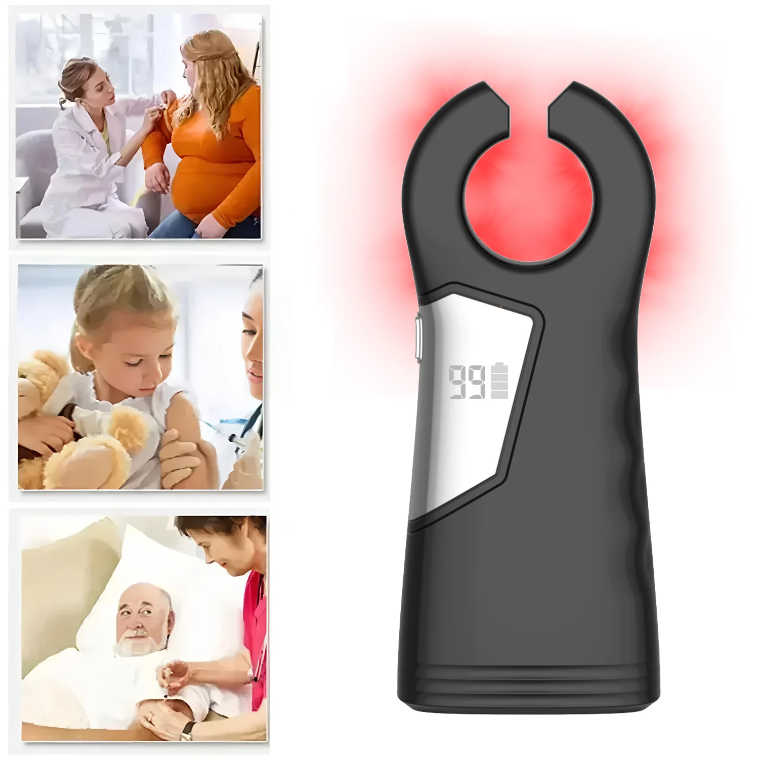 Portable Infrared Vein Locator Medical Vein Finder Nurse Injection Helper Handheld Emergency Vein Viewer for Home Use