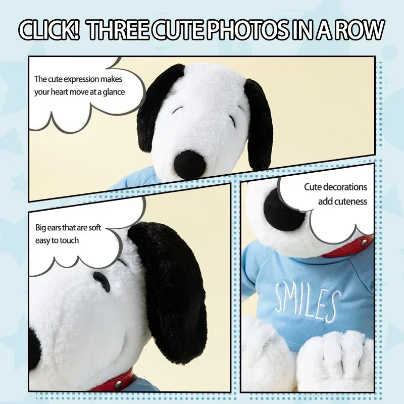 

MINISO Snoopy Плюшевая Кукла на день рождения, декоративная подушка, рождественский подарок, детские игрушки, анимационные периферийные устройства