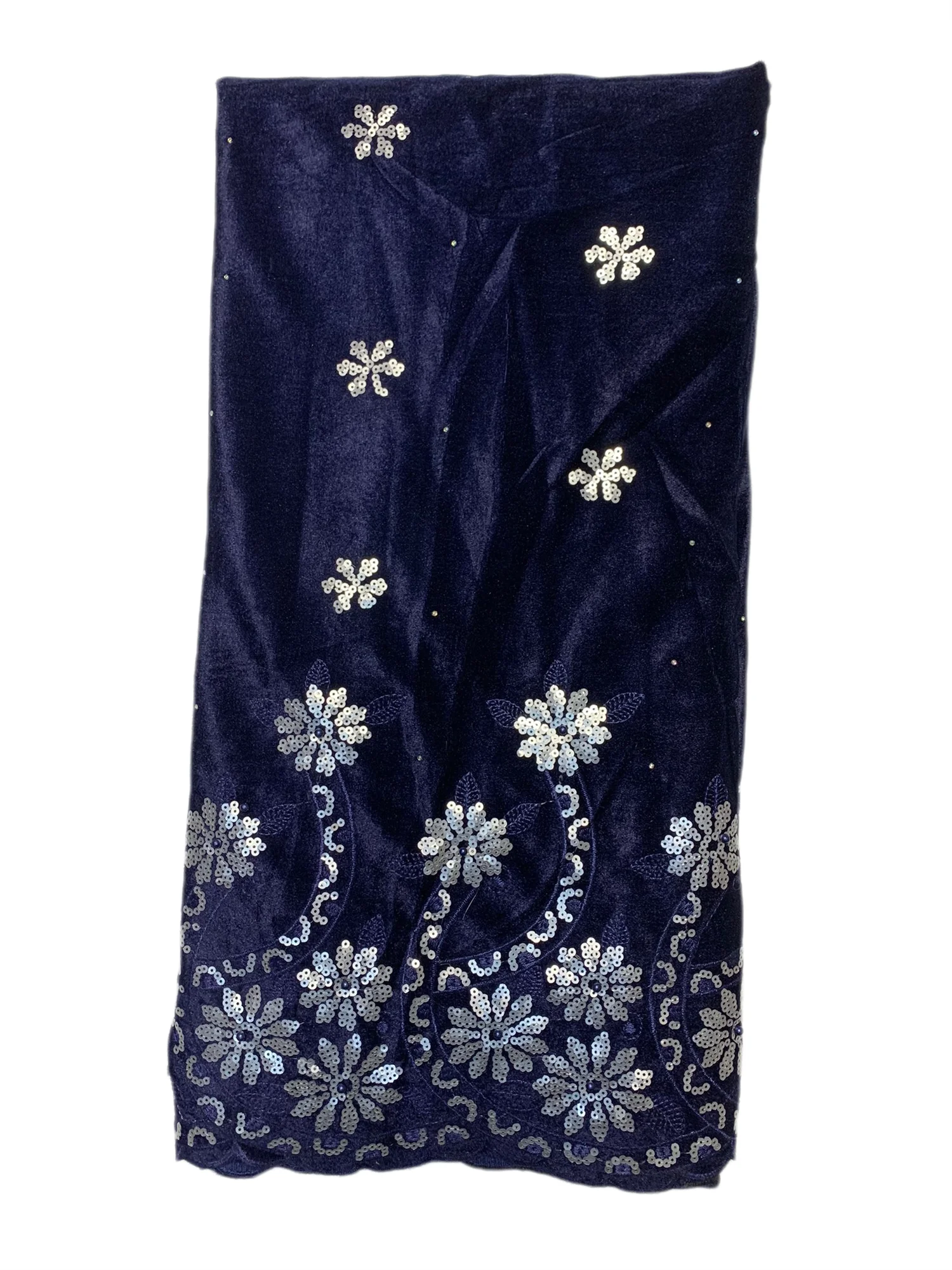 2025 NEW Arrival African Nigerian Embroidery Velvet Tulle Lace Elegant French Beads Sequin Stones Lace Fabric For Wedding Party