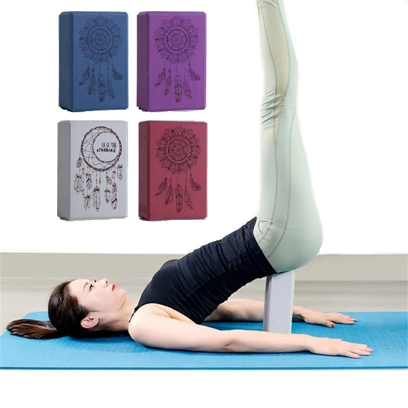 EVA Yoga Blocks for Gym, Foam Brick, Training Exercise Blocks,Fitness Equipment,Yoga Auxiliary Tool, Pilates Cushion Pillow 200g