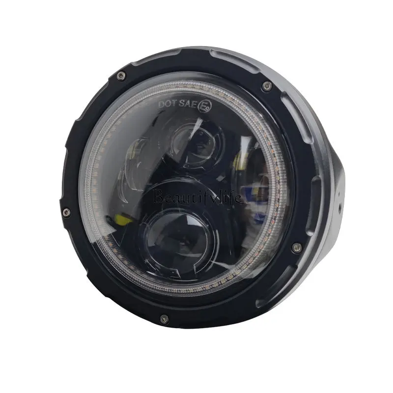 5 round Lamp Modified Headlight Assembly 500ac Angel Eyes Retro Headlight Lossless Accessories