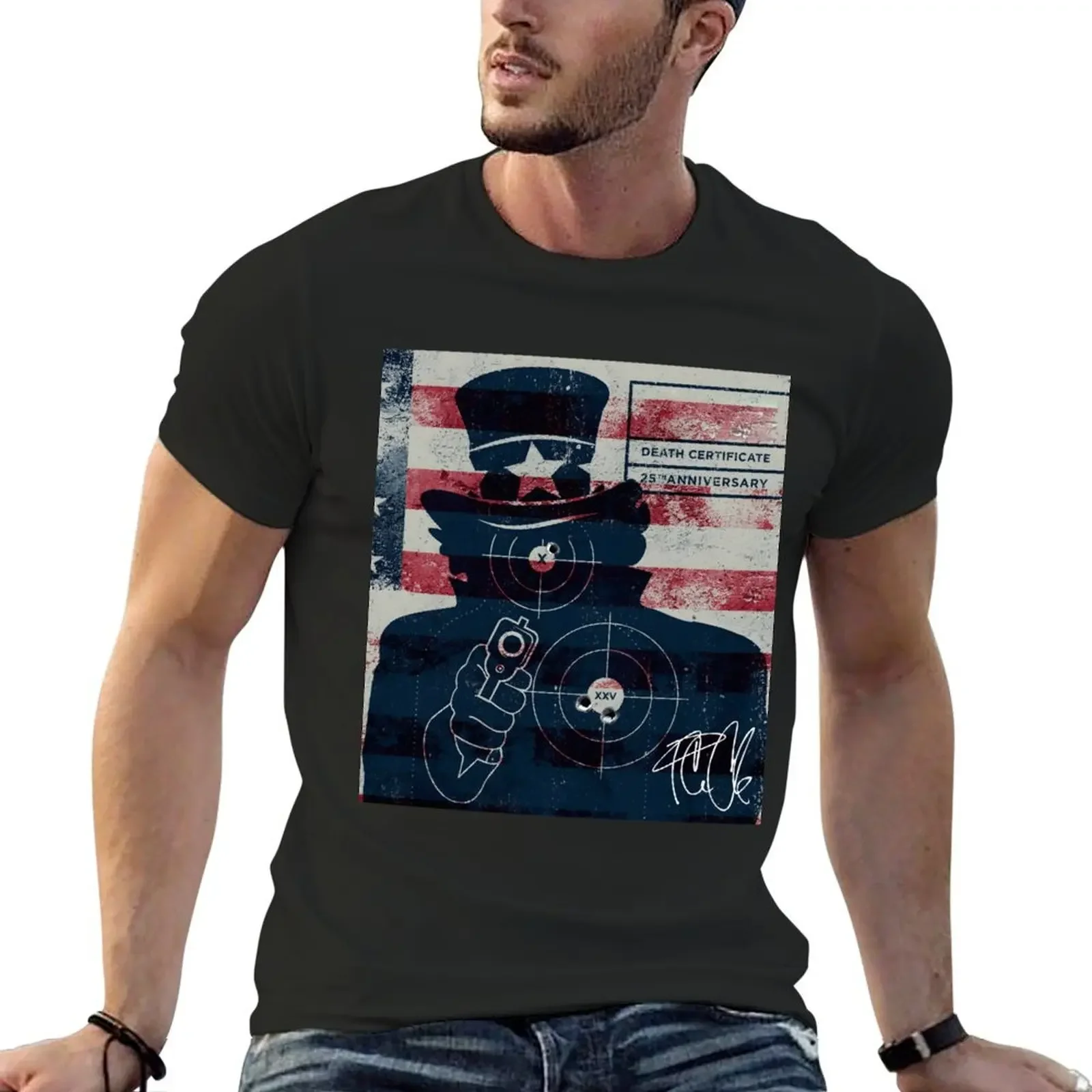 

Album death certificate tour T-Shirt funny shirt cotton man t shirt korean fashion heavy weight t shirts for men