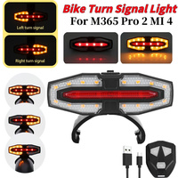 Electric Scooter Turning Signal Tail Light USB Rechargable Smart Wireless Light LED Turn Signal Light for Xiaomi M365 Pro 2 MI 4
