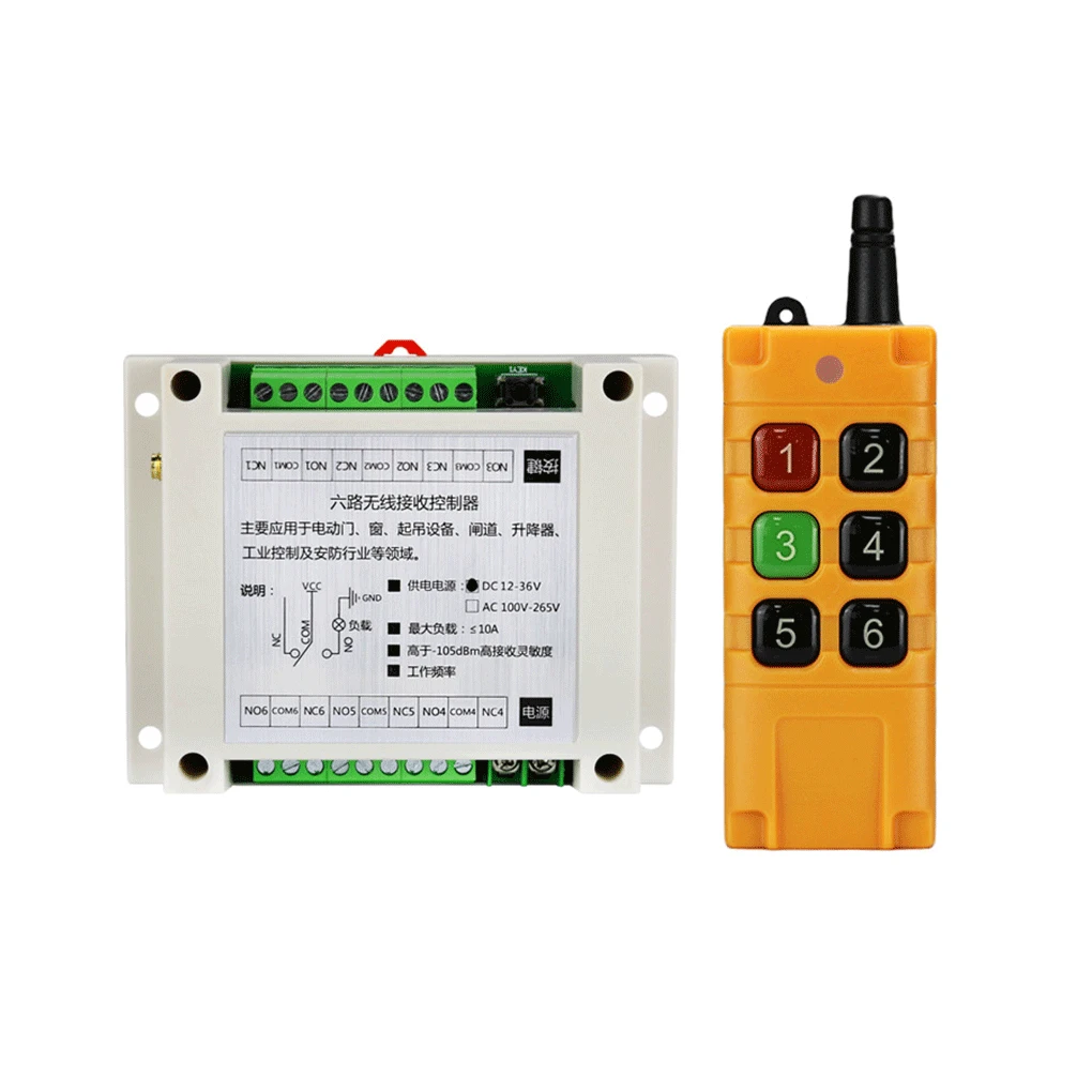 Remote Control Switch Wireless Ergonomic Design Waterproof Transmitter  Controller above 300 Meter Garage Door