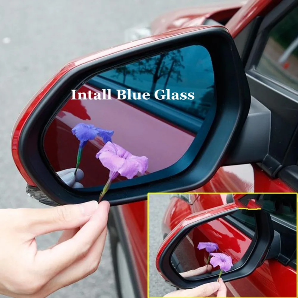 2pcs  Heated w/Turn Signal Side View Mirror Blue Glasses For Toyota Camry 2018-2022