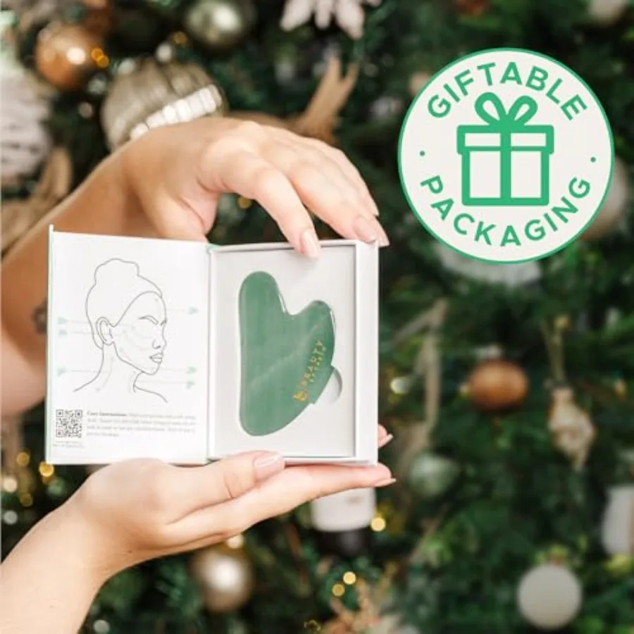 Jade Gua Sha Verzacht Fijne Lijntjes Rimpels Gezicht Beeldhouwen Tool voor Gezichtsmassage Kaak Massager Gezichtsmassage Gereedschap Kleine Geschenken fo