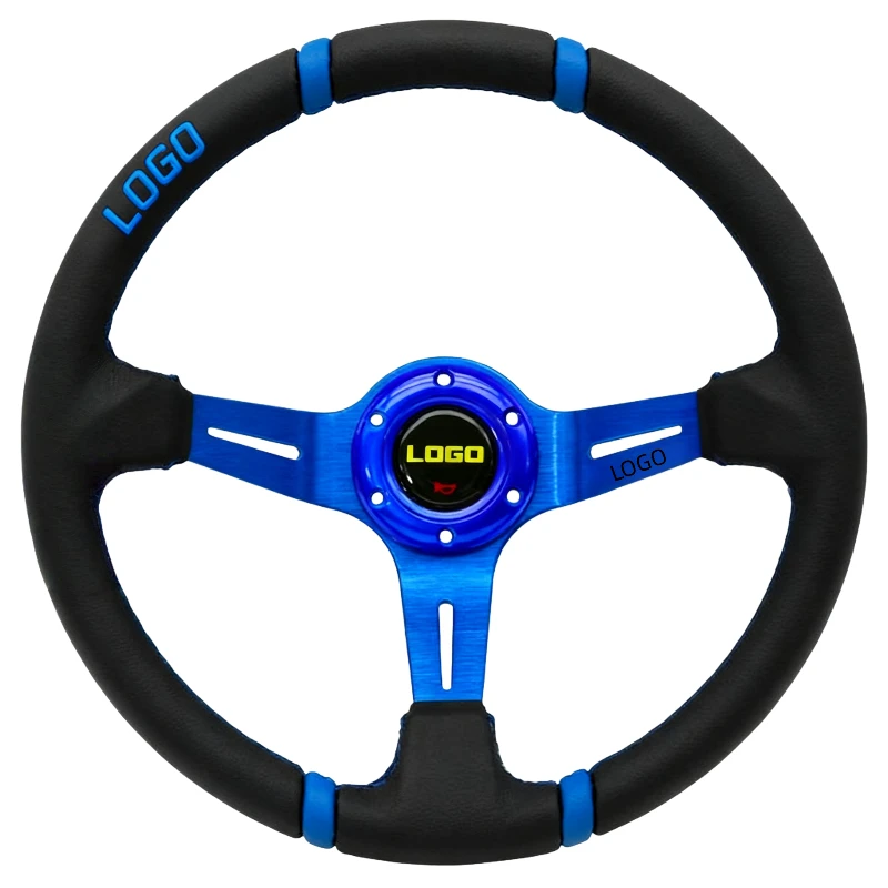 

14-дюймовый автомобильный модный гоночный руль, универсальный для Beidouxing/Jetta/Swift/Lancer EX/Lingshuai, улучшенная ручка, подходит для нескольких моделей