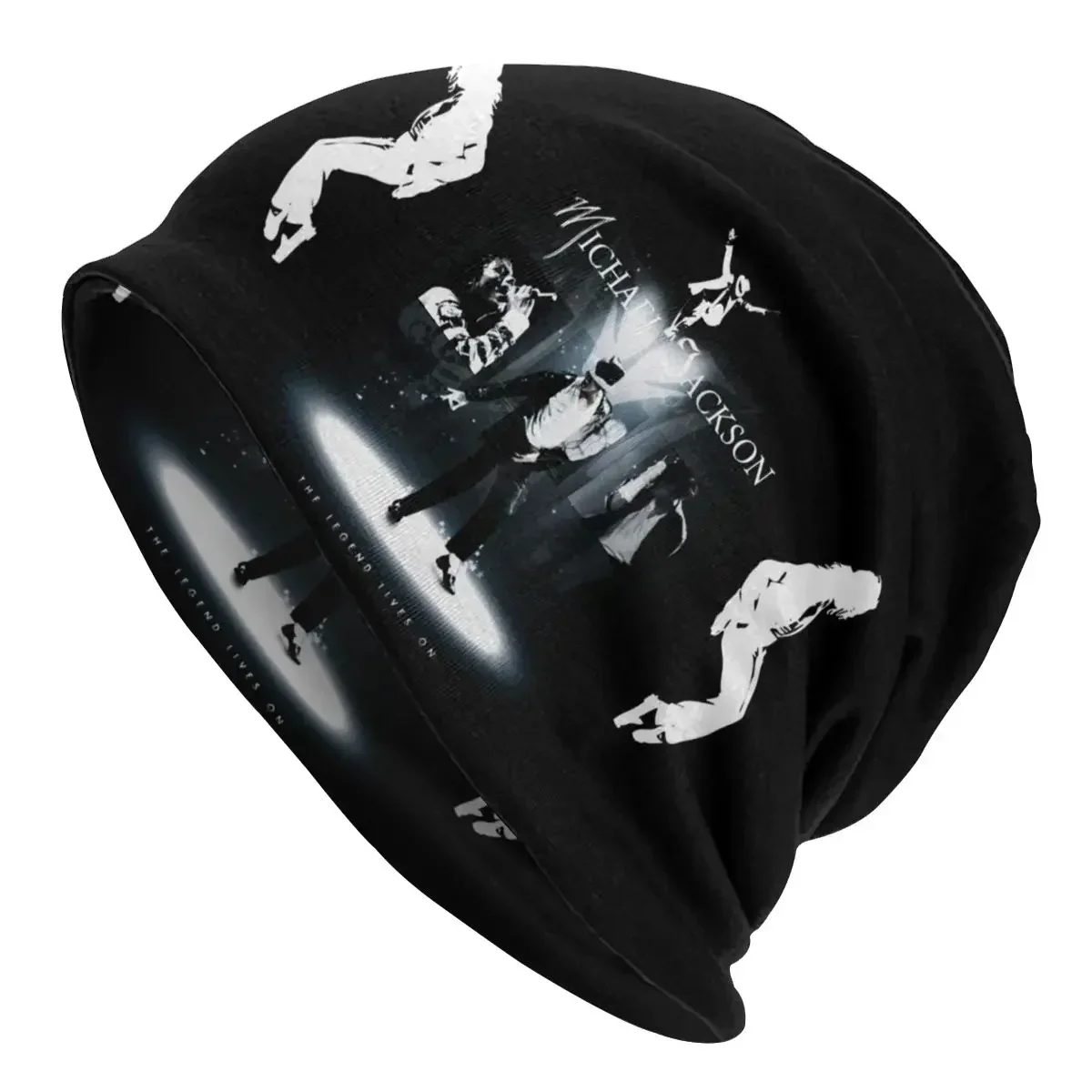 

Michael Jacksons Beanies Pullover Cap Autumn and Winter Polyester Material Warm Knit Hat