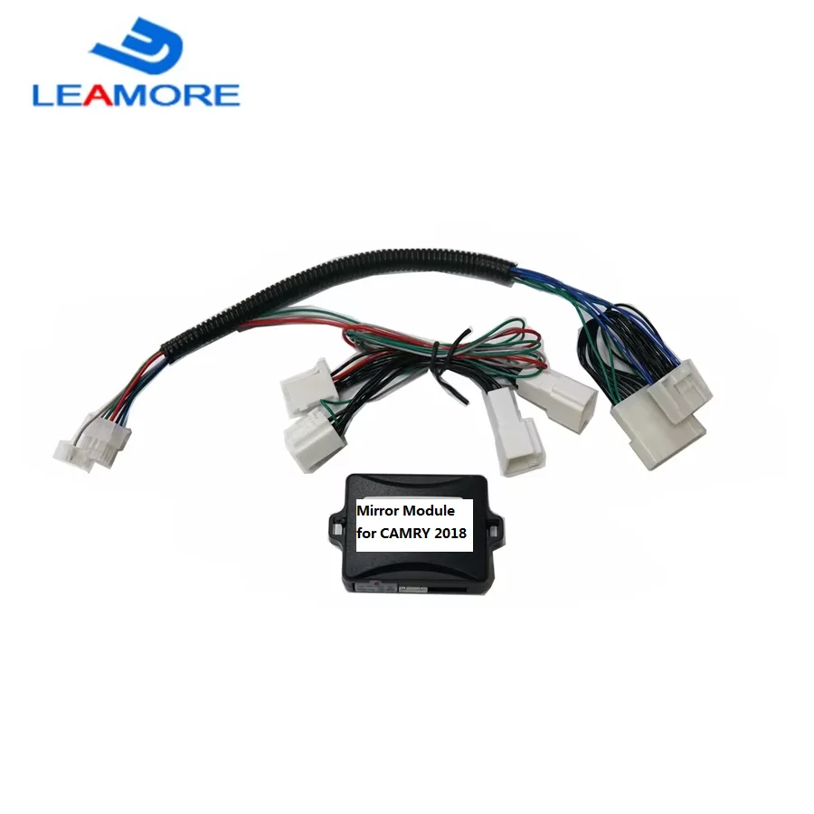 

Лидер продаж, автомобильные аксессуары LEAMORE для Camry 2018-2020, без сиденья с памятью, подходящий складной модуль зеркала