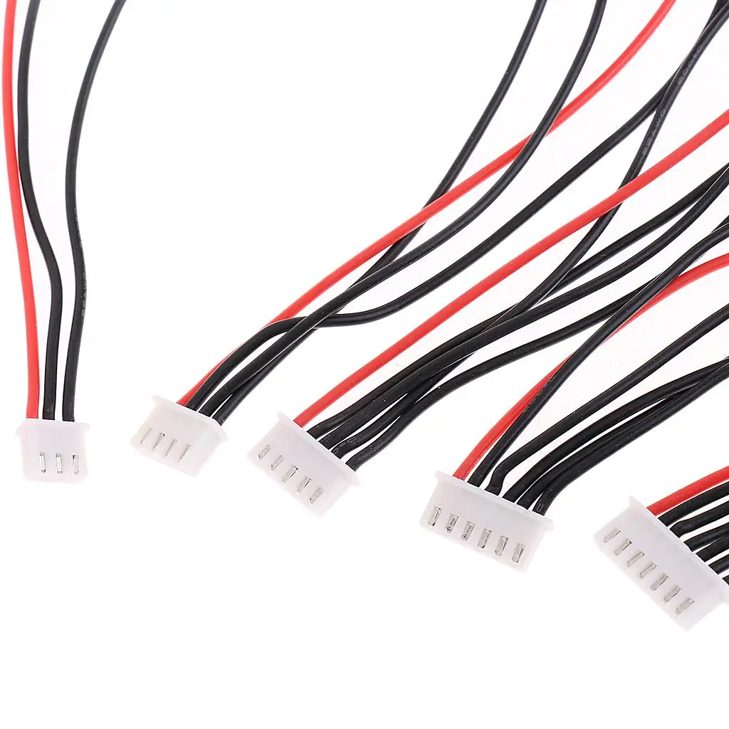 10 Pcs 20cm JST-XH Balancer Adapter Cable 2S 3S 4S 5S 6S Lipo Battery