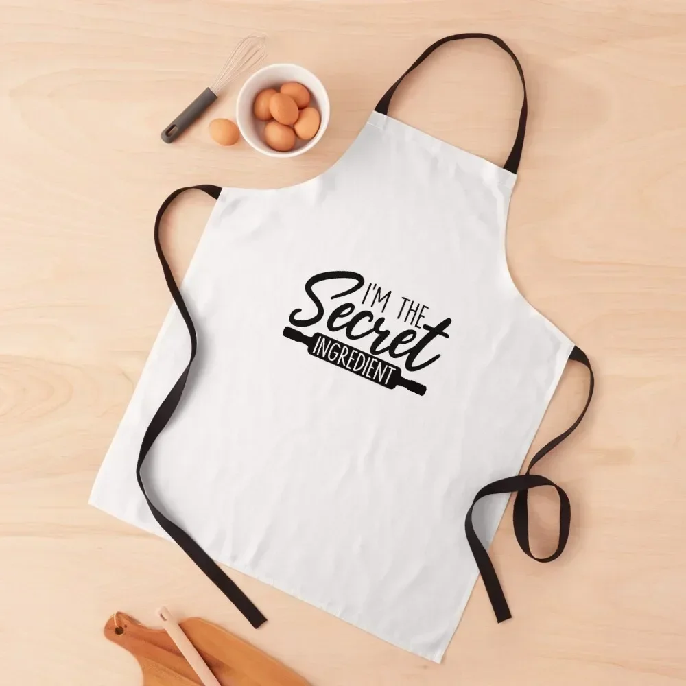 

I'm The Secret Ingredient Funny Cook Quote Apron Custom Things For The Kitchen Men gift Chef Uniform Woman Apron