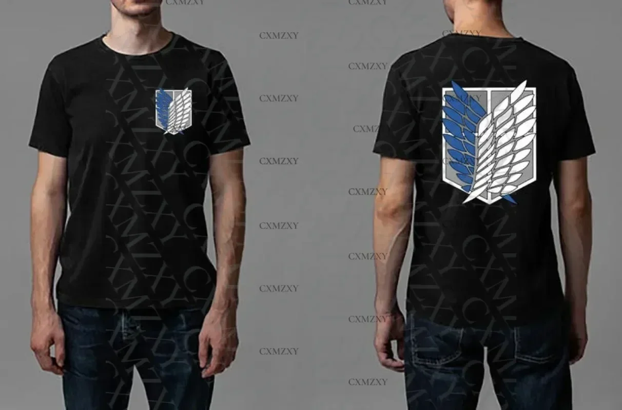 

new tee shirts Wings Of Liberty Survey Corps AOT Attack On Titan Eren Yaeger Anime Gift For Him Gift