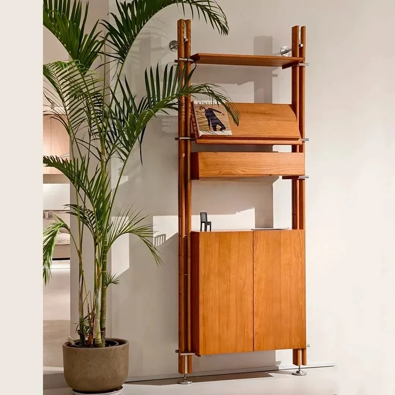 Solid wood storage cabinet, locker, retro wall system top