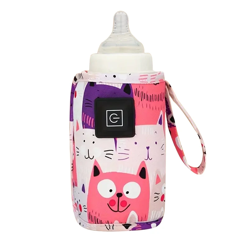 USB Milk Water Warmer, Travel Stroller Insulated Bag, Nursing Bottle Heater, Portable Bottle Feeding Warmer ,Christmas, Hallowee