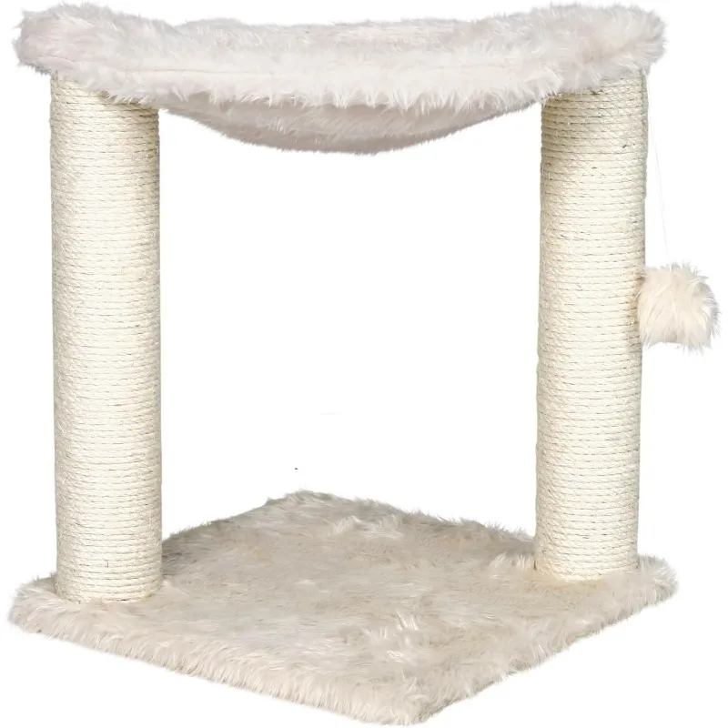 

Baza Scratching Post with Hammock | 16" Base, Cream, Small