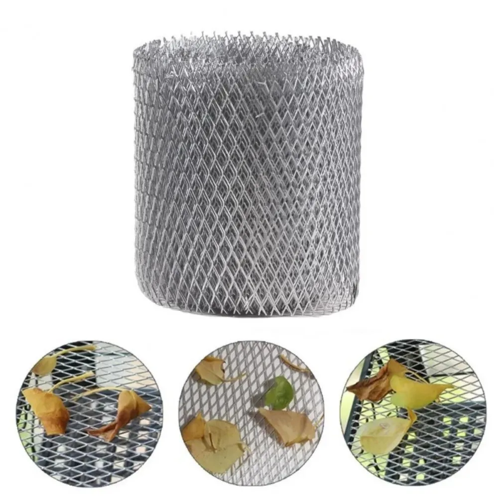

Grid Gutter Guard Filter Prevent Blockages Maintain Smooth Drainage Leaf Mesh Guards Aluminum Randomly Cut Gutter Screen
