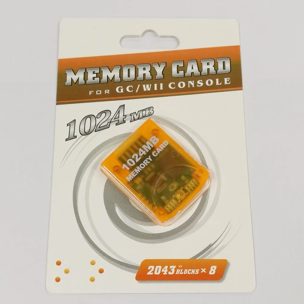 100pcs Memory Card 1024MB For Wii Console