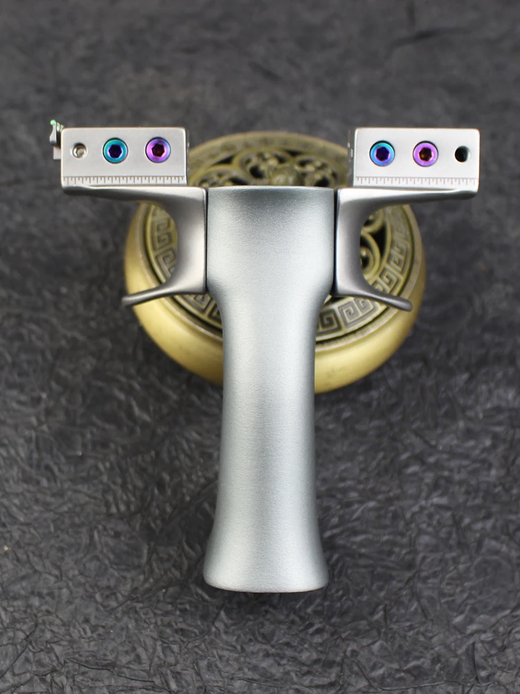 lance-pierre-de-precision-avec-poignee-en-acier-inoxydable-et-aluminium-pince-elephant-jouet-d'archerie-sport-de-tir-traditionnel-en-plein-air