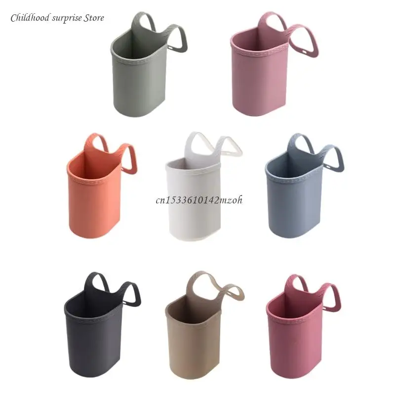 Convenient Silicone Cup Holder Mobile Phones Lipstick Organiser Rack for Strollers Handlebars and Treadmills Dropship