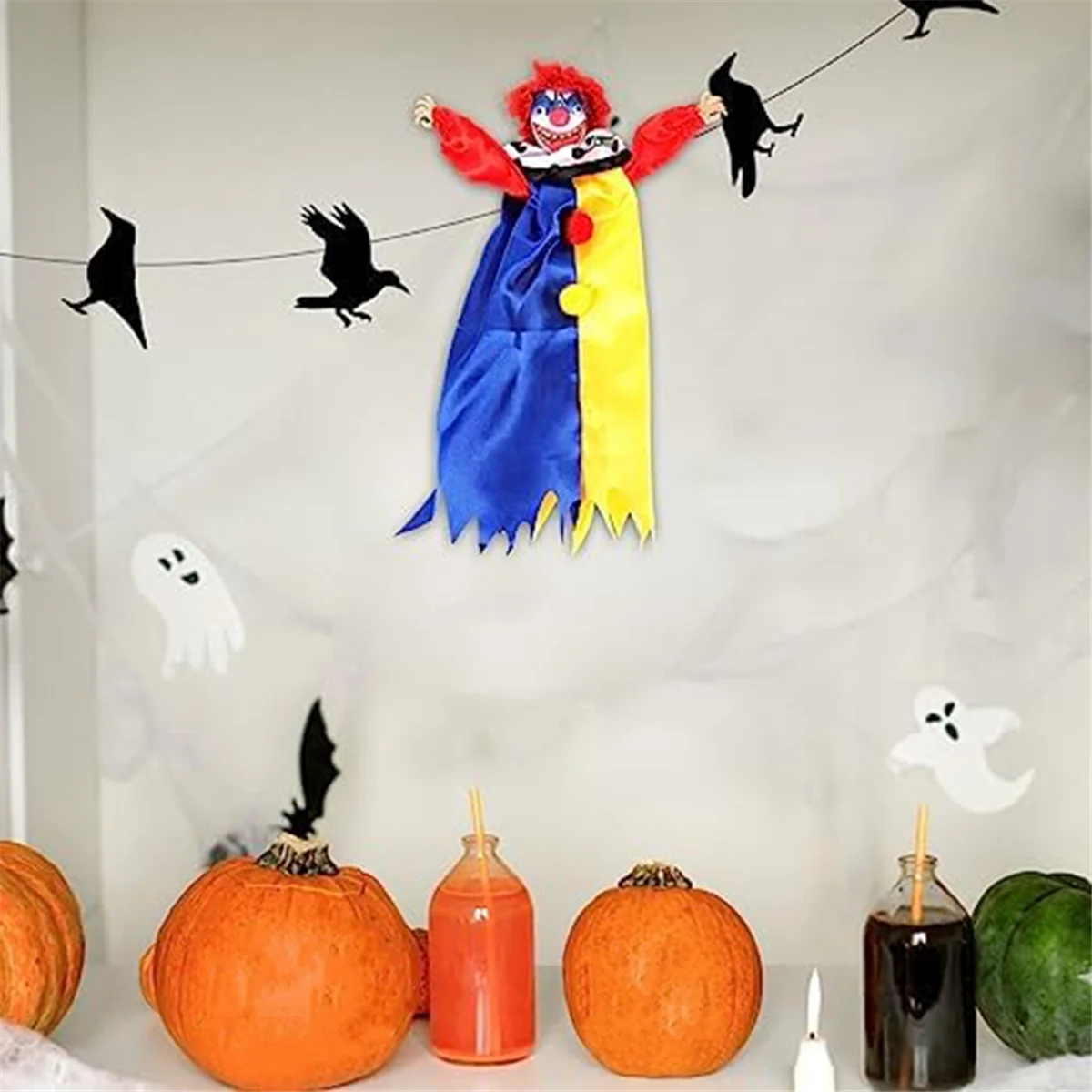 Halloween Decoratie Hangende Clown Pop Spookhuis Hanger Verschrikkelijk Halloween Decor Halloween Clown Hanger Colorfulb