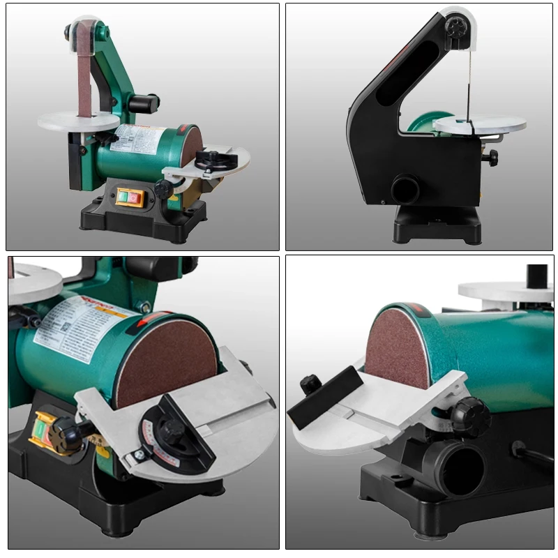 H1500 Home Use Compact Woodworking Bench-Top Knife Sharpener, Polisher, Sanding Disc Machine, Sande Sanding Disc and Belt Sander