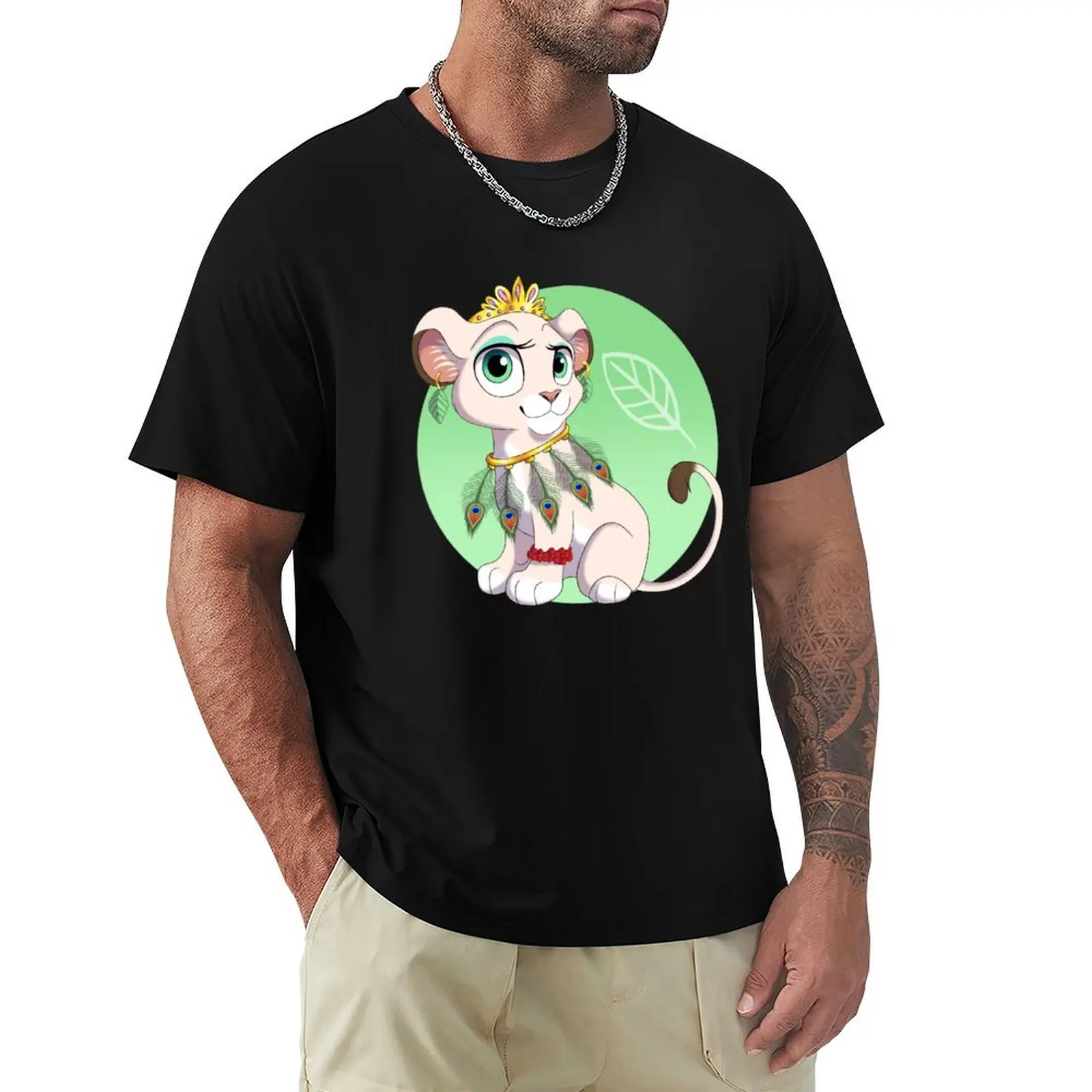 

Goddess Hera / Lioness (with background) T-Shirt Lightweight Basic Short Sleeve Shirt