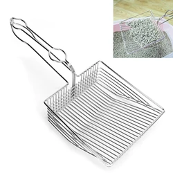 Pet Cat Litter Shovel Large Stainless Steel Metal Fine Hole Iron Shovel Cat Litter Shovel Pet Products Household General