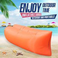 Lazy Inflatable Sofa Outdoor Sofa For Nap Portable Beach Air Sofa Folding Camping Inflatable Sofa Bed Sleeping Bag Single Person