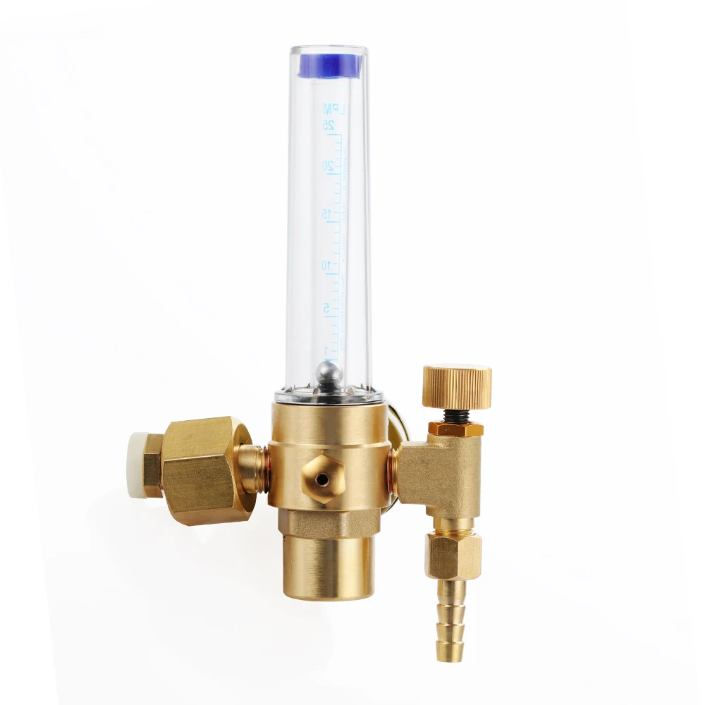 Safe Stable Argon Regulator G5/8"0-25Mpa CO2 Mig Tig Flow Meter Gas Regulators Flowmeter Welding Weld Gauge Pressure Reducer