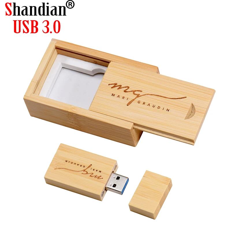 USB-флеш-накопитель SHANDIAN деревянный, 16-3,0 Гб