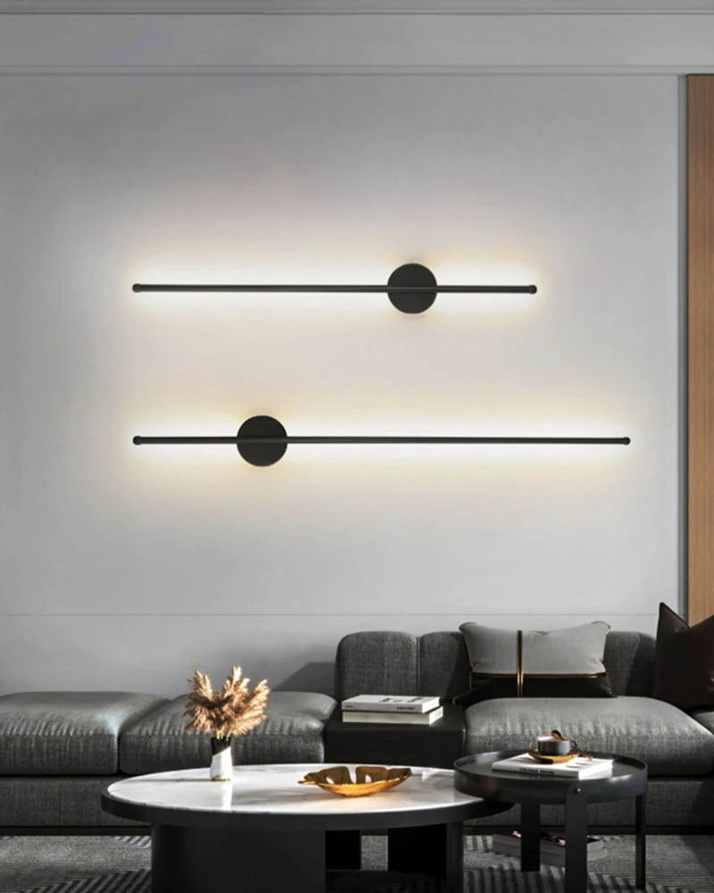 LED-Wandleuchten für den Innenbereich, für Schlafzimmer, Nachttisch, Schwarz, Gold, Innen-LED-Wandleuchten, Wandbeleuchtung, Wandleuchte, Korridor, Hartdraht – Detail 6