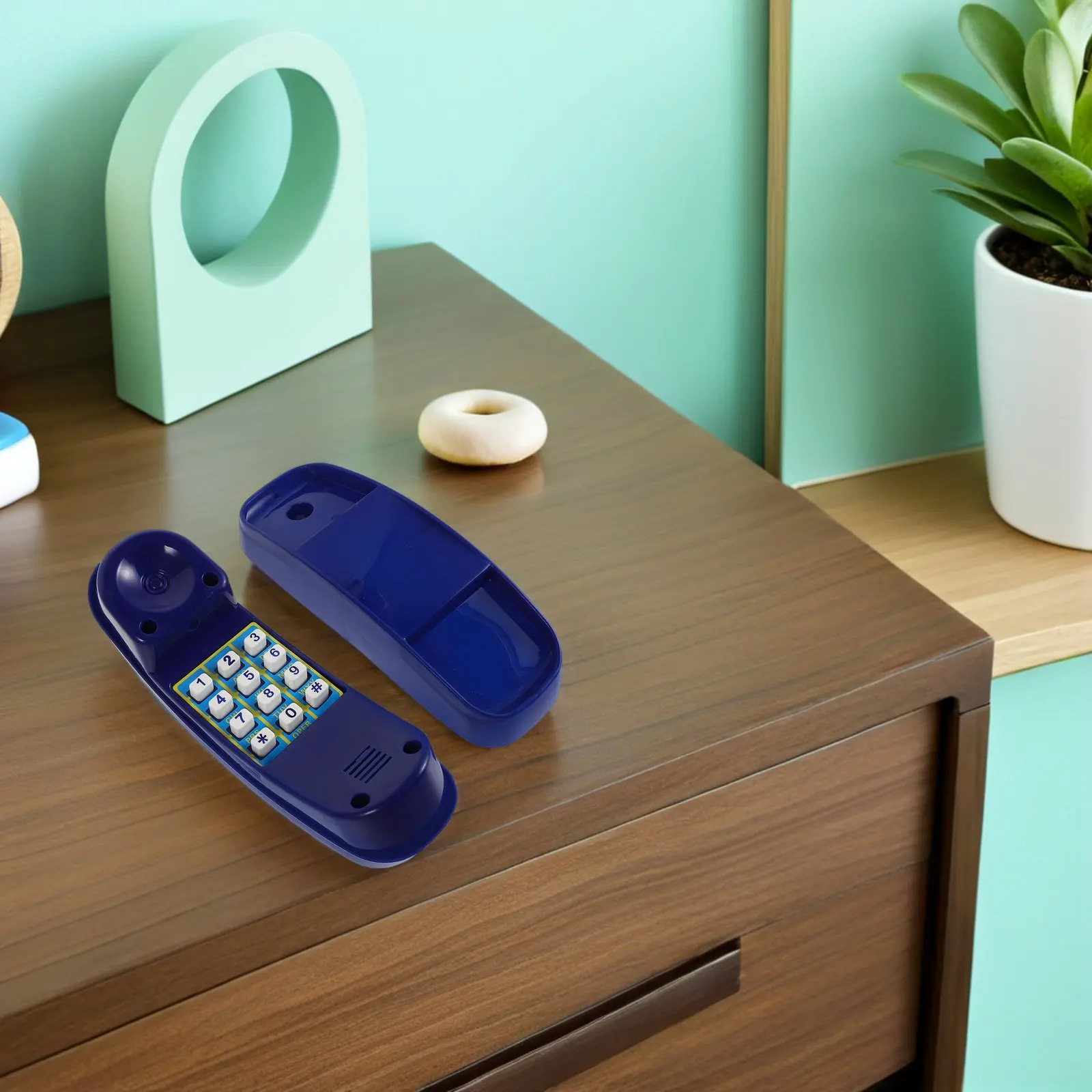 

Детский обучающий телефон-игрушка из пластика для игр на улице, развивающий коммуникативные навыки для малышей