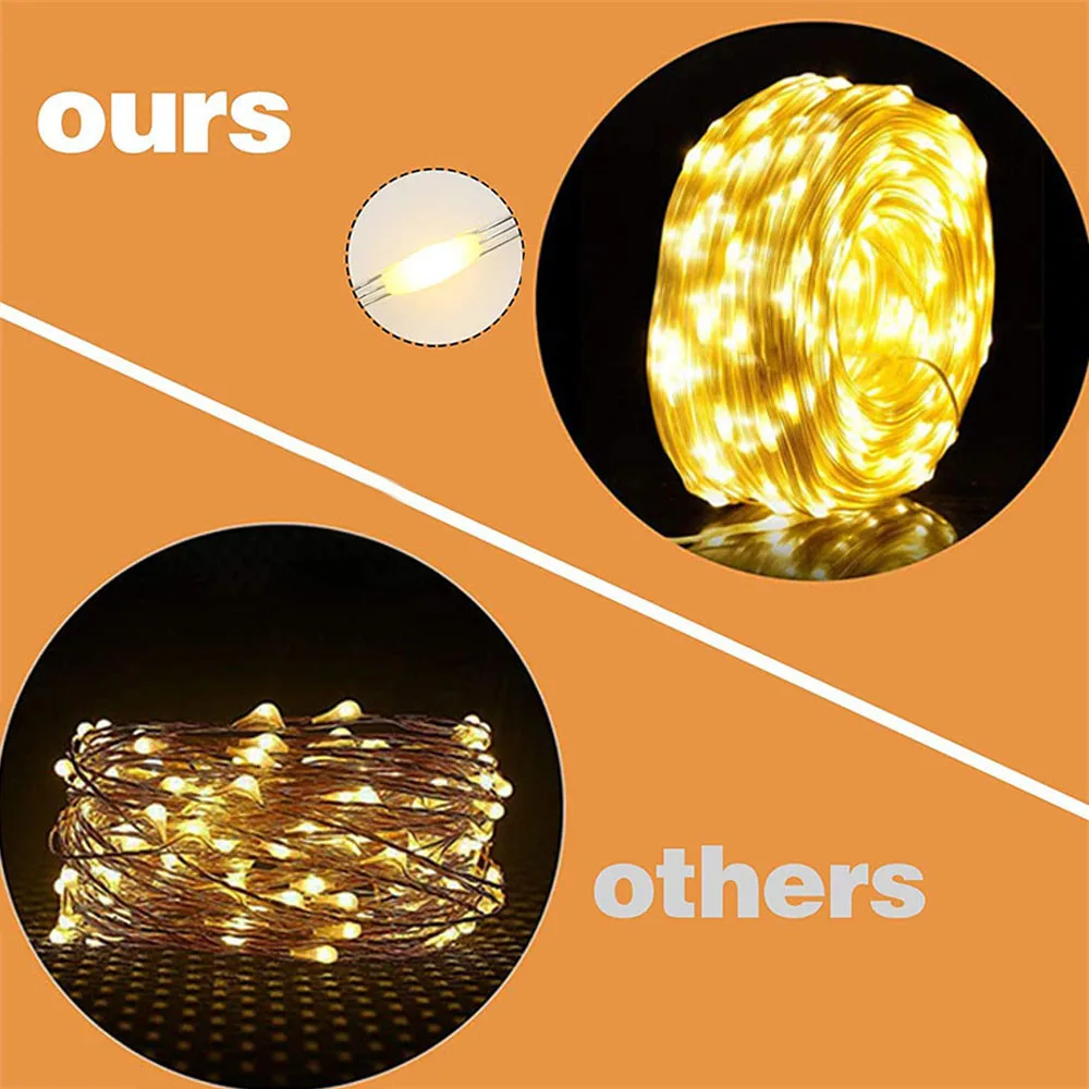 20M 50M 100M Outdoor LED Rope String Light Ultra Bright PVC Tube Fairy Garland Light for Xmas Garden Yard Path Tree Decor