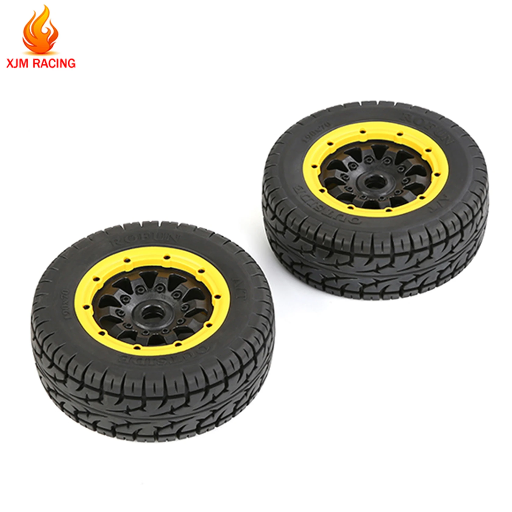All Terrain Wheel Tires Assembly Kit for 1/5 LOSI 5IVE-T ROFUN ROVAN LT SLT V5 BAJA 5S KINGMOTOR X2 TRUCK RC CAR RACING PARTS