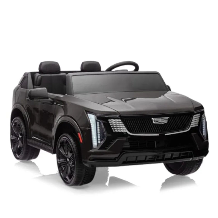 

24V ride-on car for outdoor play, ABS plastic body, red color, licensed Cadillac design with remote control, 2-seater, 4-wheel
