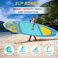 FunWater Inflatable Stand Up Paddle Board for Youth & Adults with Premium SUP Paddleboard Accessories,Non-Slip Comfort Deck